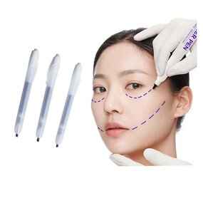 Sterile Tattoo Skin Marker Set Manufacturer - Purple Retractable Head Surgical Art Markers Packaging