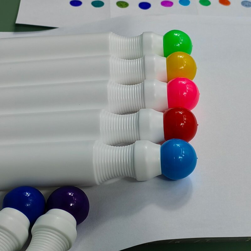 Bingo Art Dot Markers Manufacturer - Custom Logo 12/24/36 Colors Dabber Set 15ml/20ml/30ml/60ml Washable