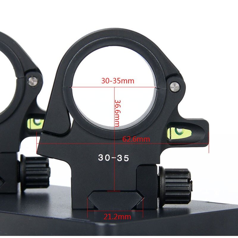 Scope Mount Manufacturer - GZ24-0158 30mm 35mm with Bubble Level Hunting Scope Mounts