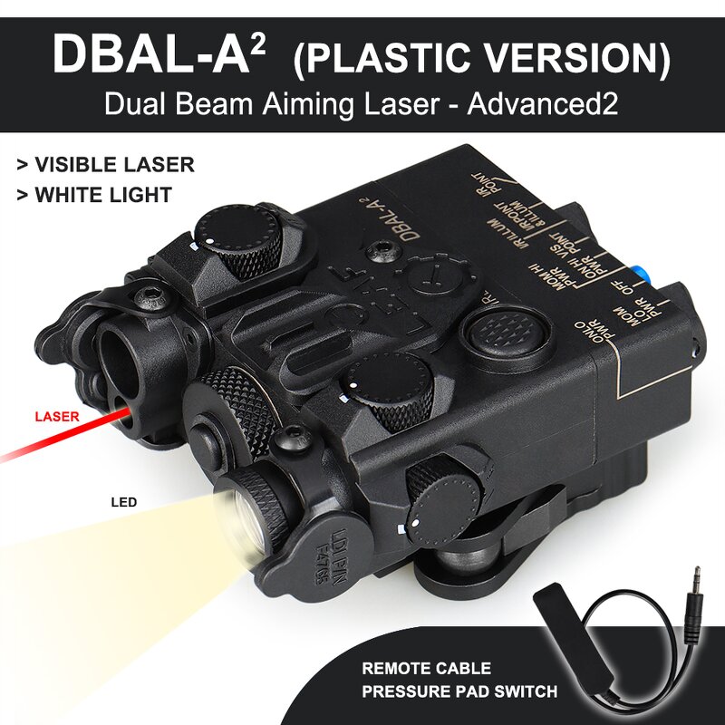 Red Laser Flashlight Manufacturer - GZ15-0139 Nylon Version DBAL-A2 with White Light