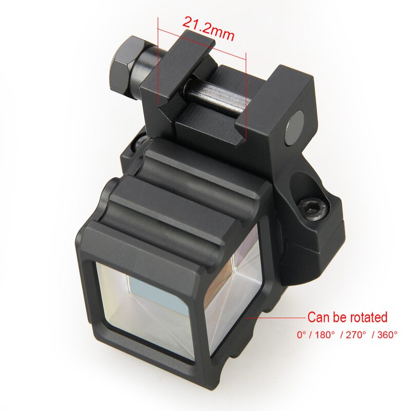 Angle Sight Manufacturer - Full Metal Reflect Mirror Corner 360 Rotate Red Dot Holographic GZ1-0401