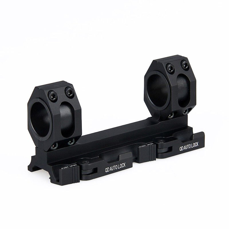 Tactical Scope Accessories Manufacturer - Aluminium Alloy QD Double Rings 25.4mm 30mm Scope Mount for 20mm Base GZ24-0134