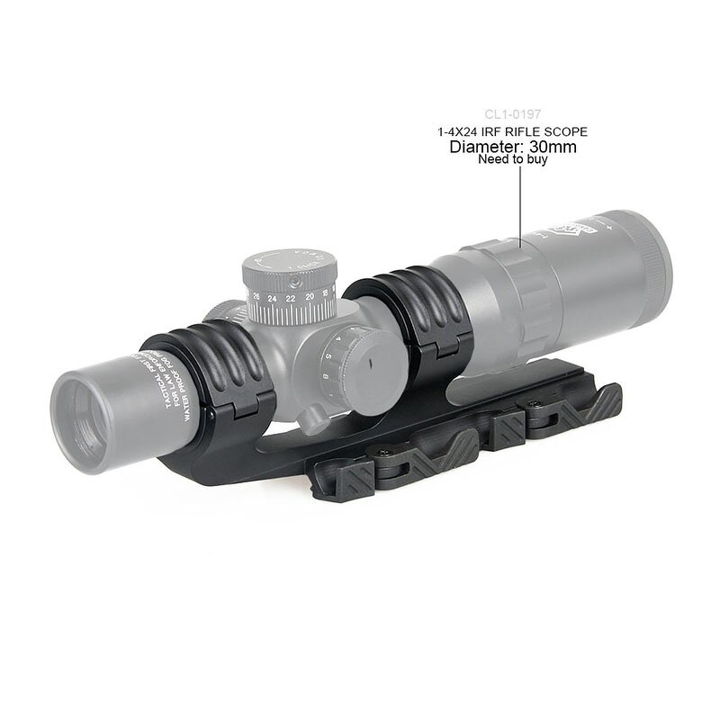 Hunting Equipment Manufacturer - Tactical Scopes Accessories Aluminum QD Scope Mount 30mm 35mm Double Rings GZ24-0164
