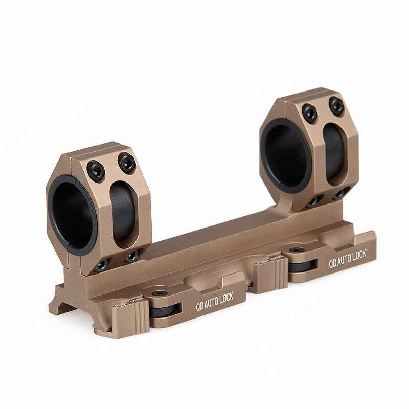 Tactical Scope Accessories Manufacturer - Aluminium Alloy QD Double Rings 25.4mm 30mm Scope Mount for 20mm Base GZ24-0134
