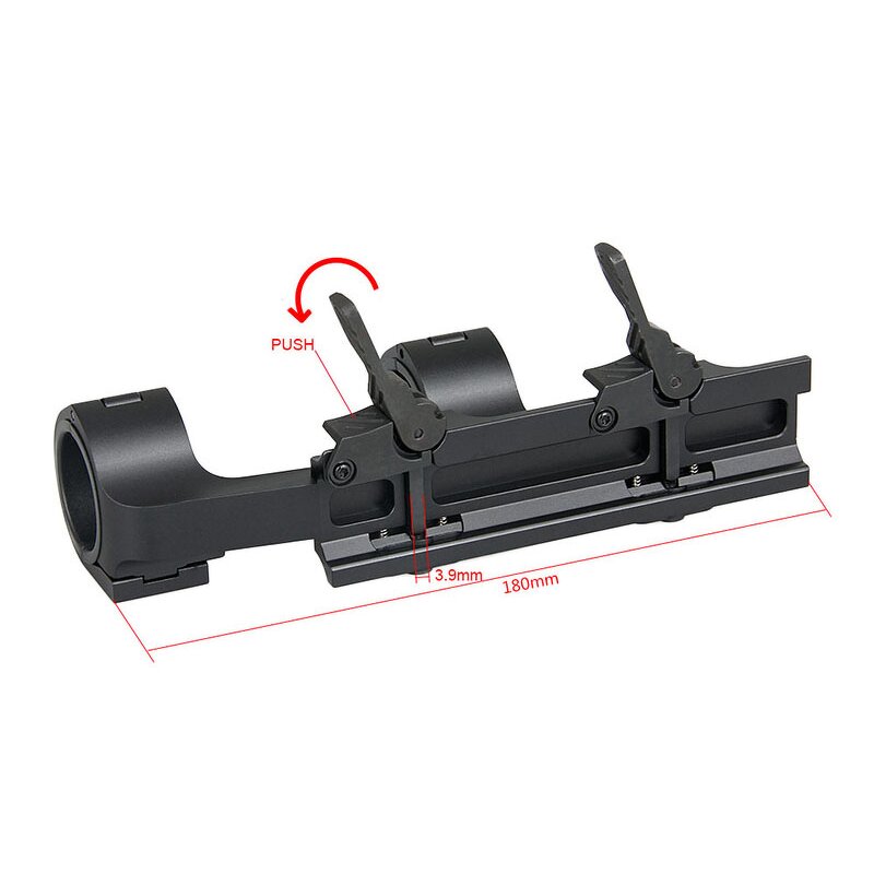 Aluminum Tactical Scopes Accessories Manufacturer - Hot Sell 21.2mm Mount QD 30-35mm Scope Mount GZ24-0164