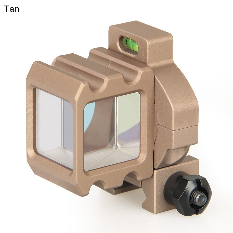 Angle Sight Manufacturer - Full Metal Reflect Mirror Corner 360 Rotate Reddot Holographic for Wargame CQB GZ1-0401