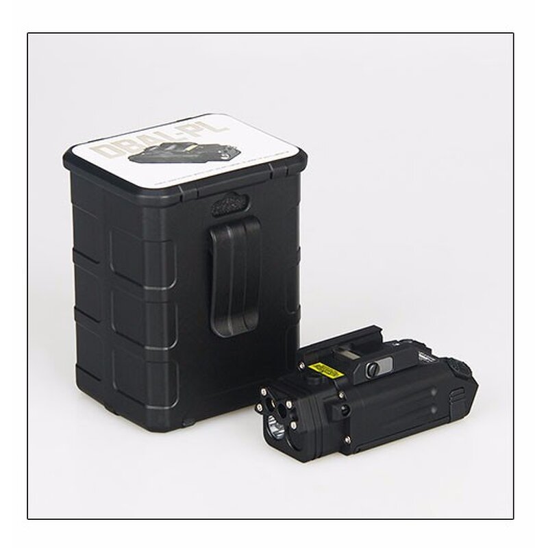 LED Light Flashlight Manufacturer - Hunting Equipment Tactical DBAL-PL with Red Laser and IR Illuminator GZ15-0087