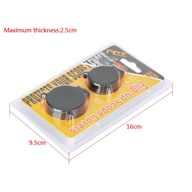 Flip up Cover Manufacturer - GZ33-0131 for 1x30 Red Dot Sight Scope Accessory Objective Eyepiece Lens Covers