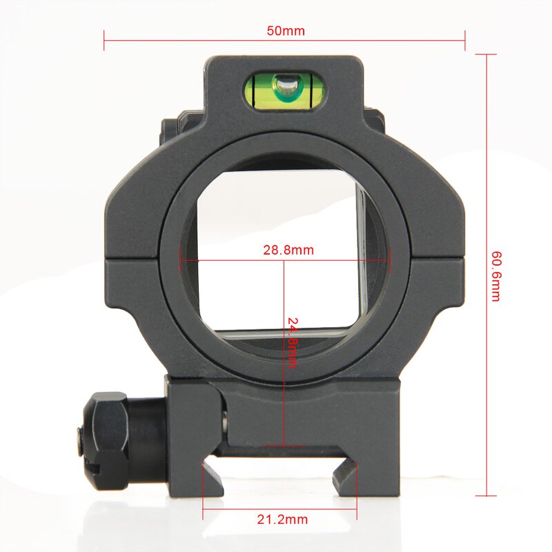 Angle Sight Manufacturer - Full Metal Reflect Mirror Corner 360 Rotate Red Dot Holographic GZ1-0401
