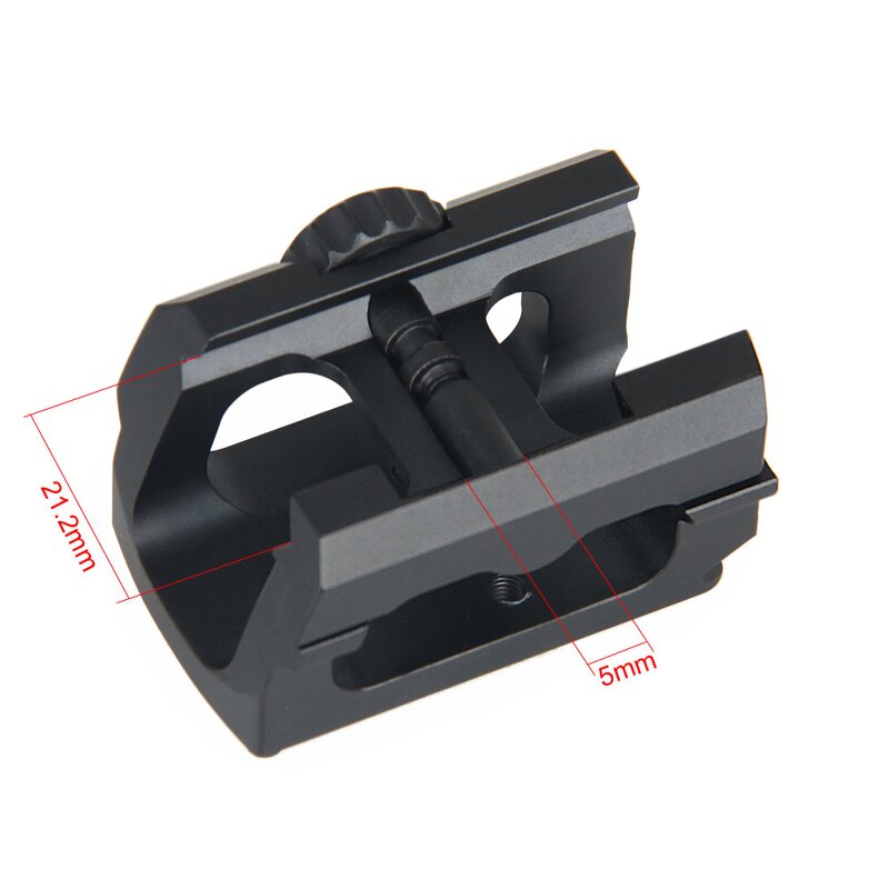 Hunting Accessories Manufacturer - Optic Tactical Reflex Reddot Scope Riser Mount for 21.2mm Base GZ24-0170