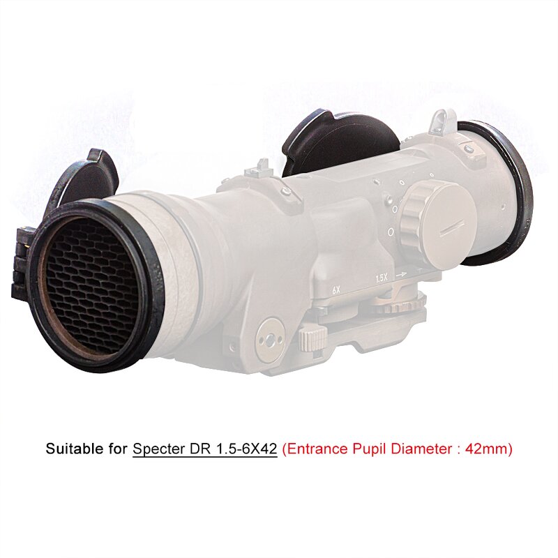 Hunting Accessories Manufacturer - New ARD & Flip Cover Protects Scope Lenses Fit for 42mm Scope Sight GZ33-0238