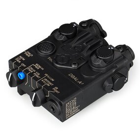 Red Laser Sight Manufacturer - GZ15-0139 DBAL-A2 PEQ Laser Box Dual Beam Lights Black Color Tactical