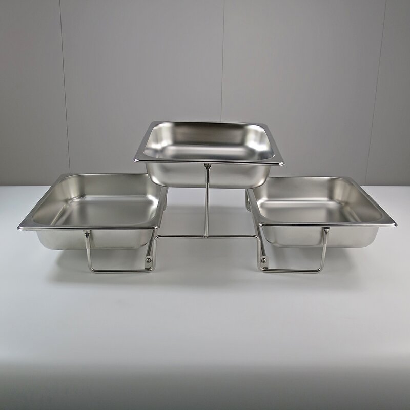 Food Display Stand Manufacturer - Bow Shaped Top Quality Stainless Steel Divider for Hotel Buffet Dessert Cake