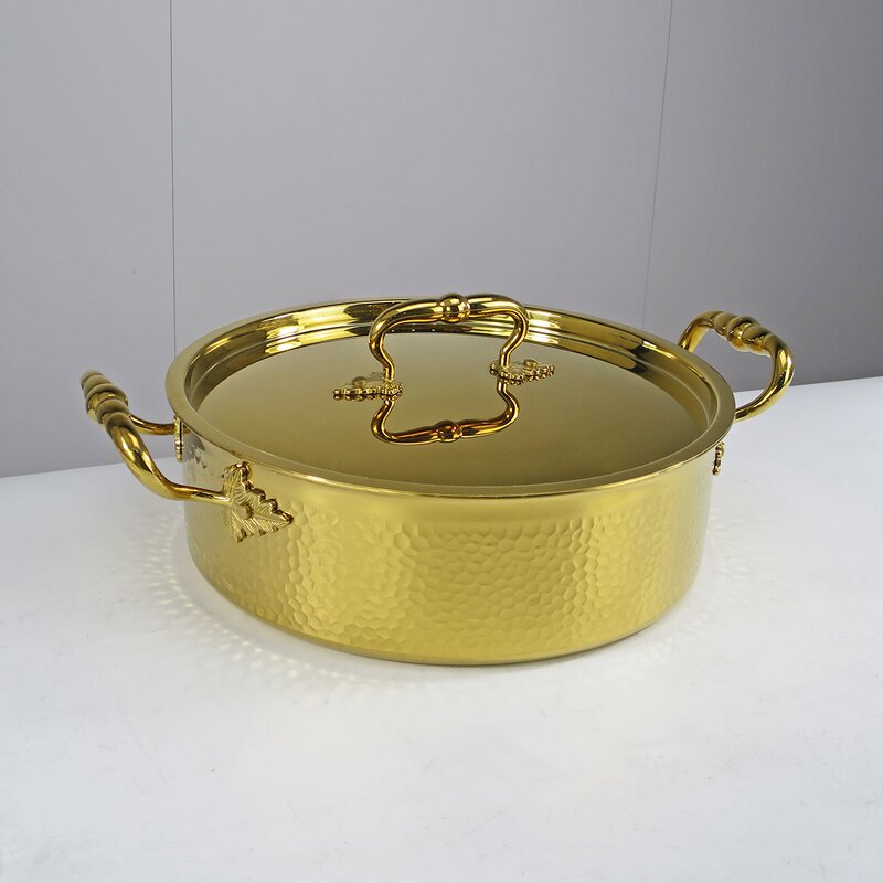 Chafing Dish Manufacturer - Golden Hammer Commercial 304 Stainless Steel Large Capacity Induction Cooker With Metal Lids