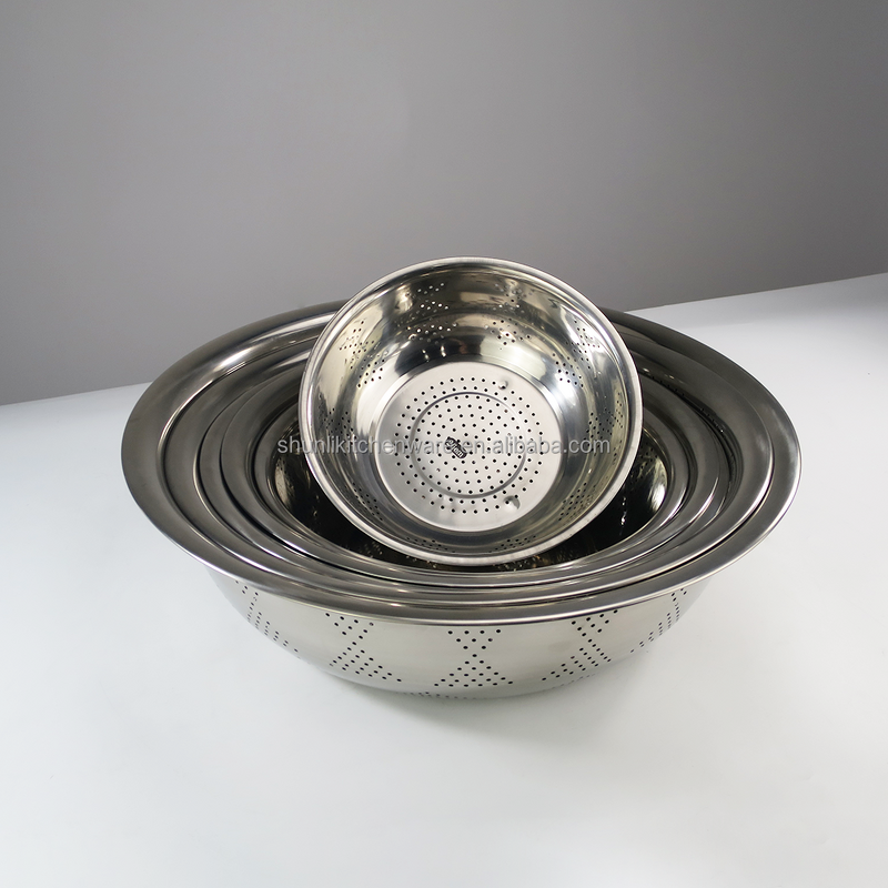 Colander Set Manufacturer - Kitchen Use Stainless Steel Rice Wash Sieve Basket Strainer Steel Colander