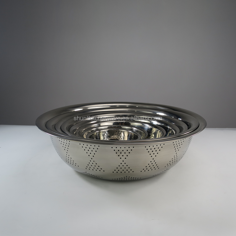 Colander Set Manufacturer - Kitchen Use Stainless Steel Rice Wash Sieve Basket Strainer Steel Colander