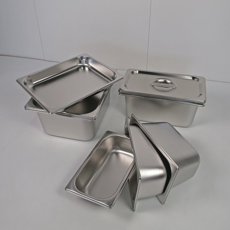 Food Storage Containers Manufacturer - 1/2 Stainless Steel Stackable Steam Table Pan for Buffet Event Catering