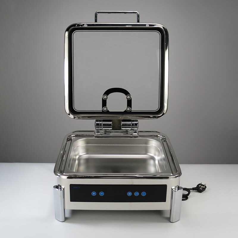 Buffet Chafer Dishes Manufacturer - Wholesale Luxury Digital Display Buffet Stove Stainless Steel Set for Party