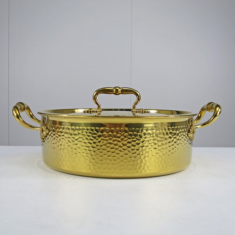 Chafing Dish Manufacturer - Golden Hammer Commercial 304 Stainless Steel Large Capacity Induction Cooker With Metal Lids