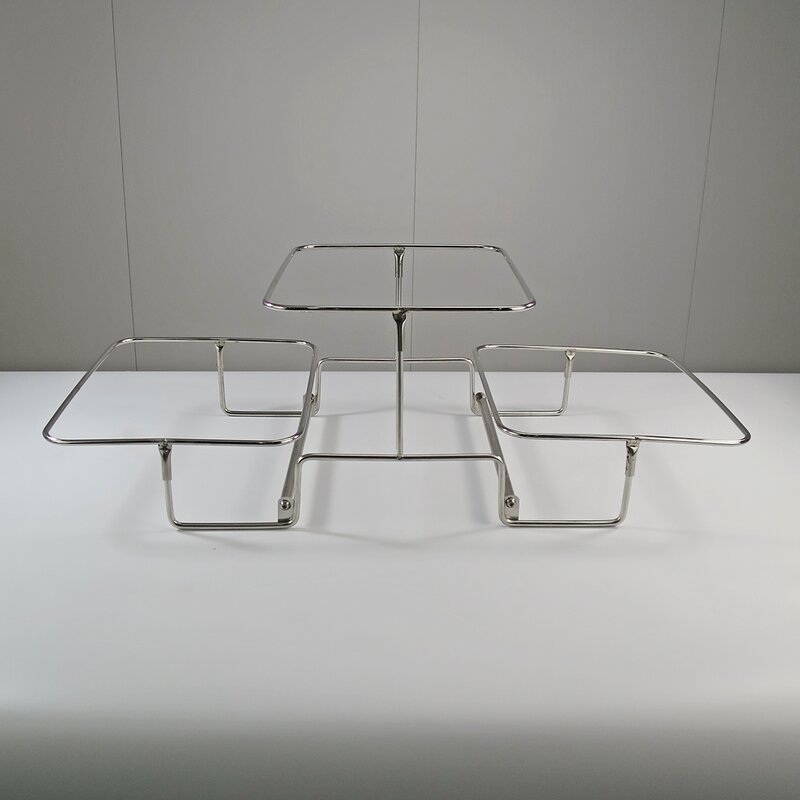 Food Display Stand Manufacturer - Bow Shaped Top Quality Stainless Steel Divider for Hotel Buffet Dessert Cake