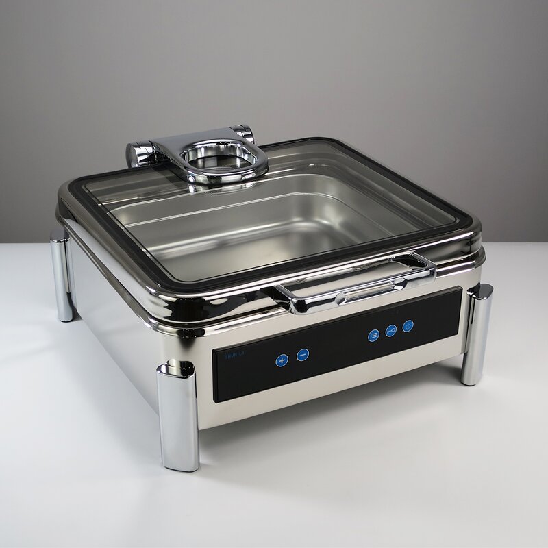 Buffet Chafer Dishes Manufacturer - Wholesale Luxury Digital Display Buffet Stove Stainless Steel Set for Party