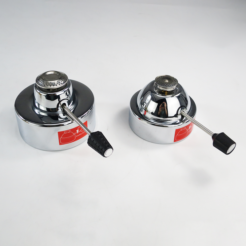 Fondue Pot Manufacturer - Luxury Three-ply Golden Square Mini Fondue 304 Stainless Steel Premium Gas Heated