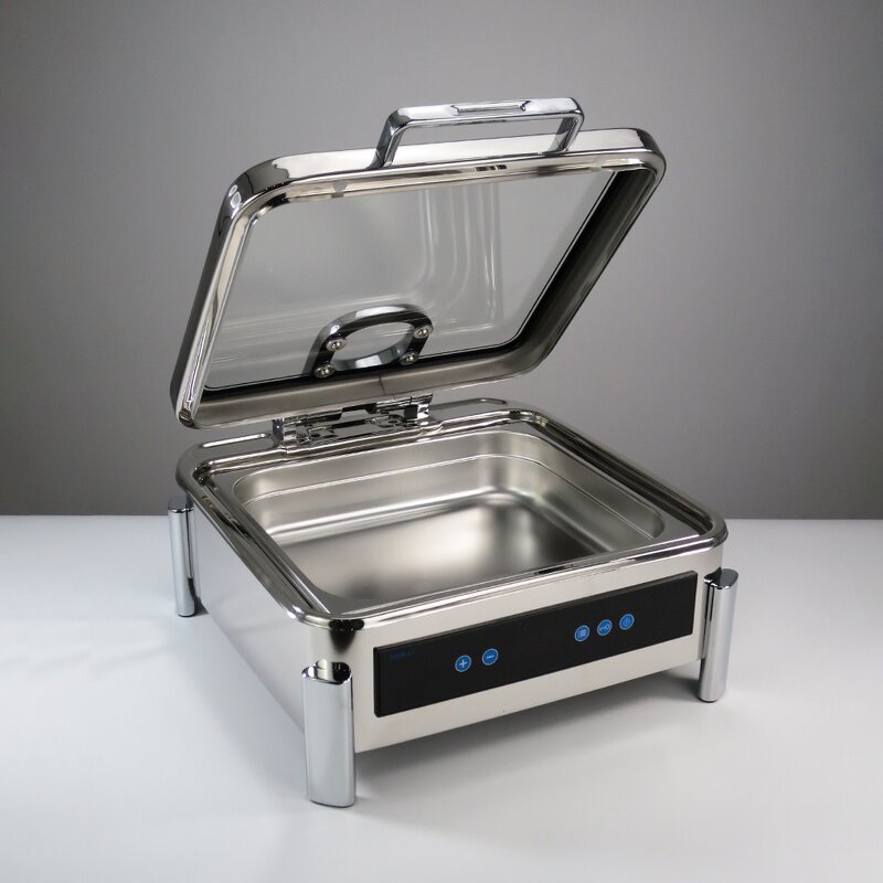 Buffet Chafer Dishes Manufacturer - Wholesale Luxury Digital Display Buffet Stove Stainless Steel Set for Party