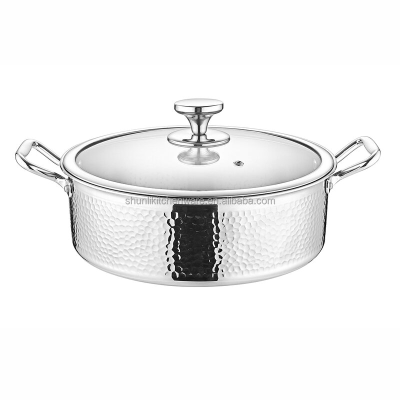 Chafing Dish Manufacturer - Golden Hammer Commercial 304 Stainless Steel Large Capacity Induction Cooker With Glass Lids