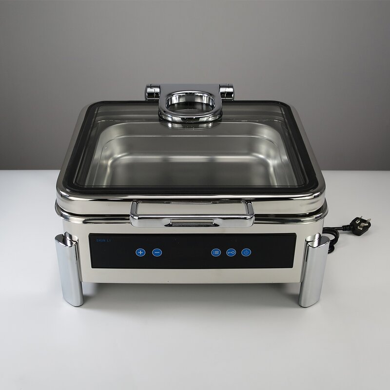 Buffet Chafer Dishes Manufacturer - Wholesale Luxury Digital Display Buffet Stove Stainless Steel Set for Party