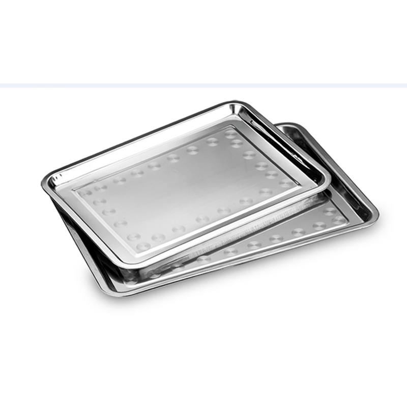 Rectangular Plate Tray Manufacturer - Stainless Steel Food Container Square Plate Food Serving Tray