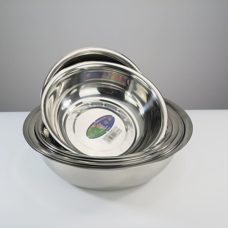 Mixing Bowls Manufacturer - High Quality Modern Luxury Kitchenware Stainless Steel Light-Weight Food Bowl