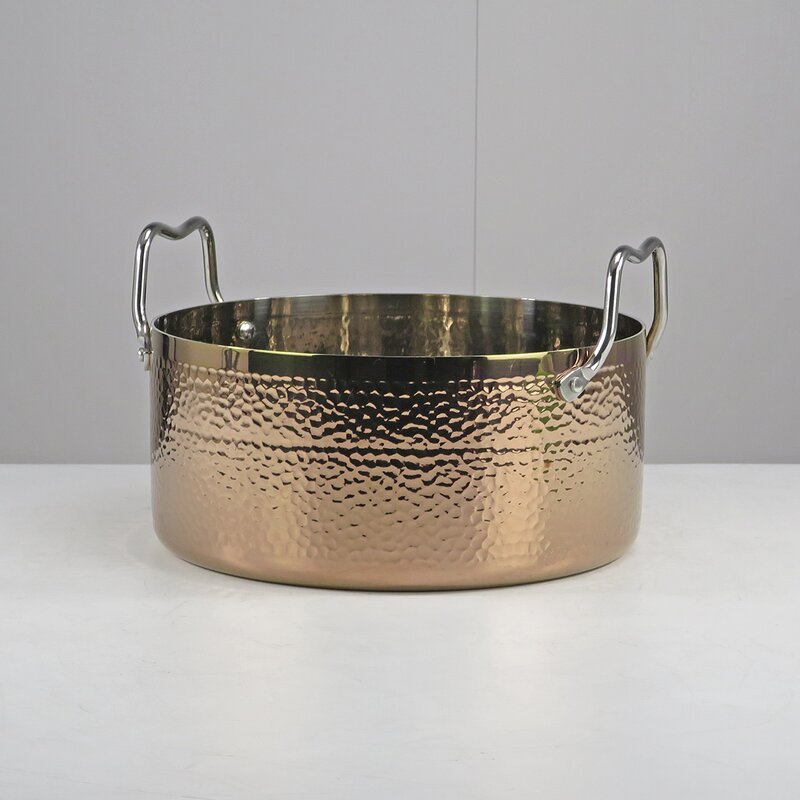 Stockpot Manufacturer - High Quality Stainless Steel High Body Soup Pot Durable Three-Layer Non-stick Induction Cooker