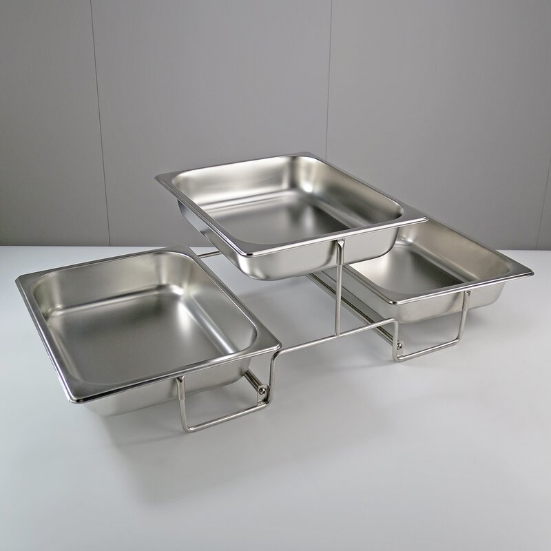 Food Display Stand Manufacturer - Bow Shaped Top Quality Stainless Steel Divider for Hotel Buffet Dessert Cake