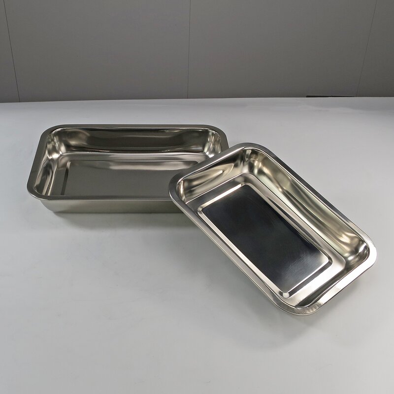 Stainless Steel Tray Manufacturer - Commercial Restaurant Kitchen Hollow Ware Trays Multi Purpose Deep Tray