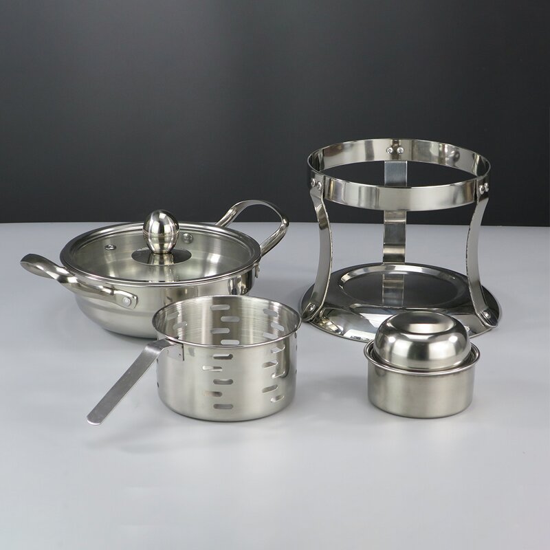 Mini Alcohol Stove Manufacturer - High Quality Stainless Steel Small Hot Pot Mini Hot Pot