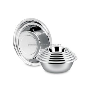 Vegetables Wash Basin Manufacturer - 1.2# Thickened Factory Direct Sale 50-70cm Stainless Steel Metal Soup Basin