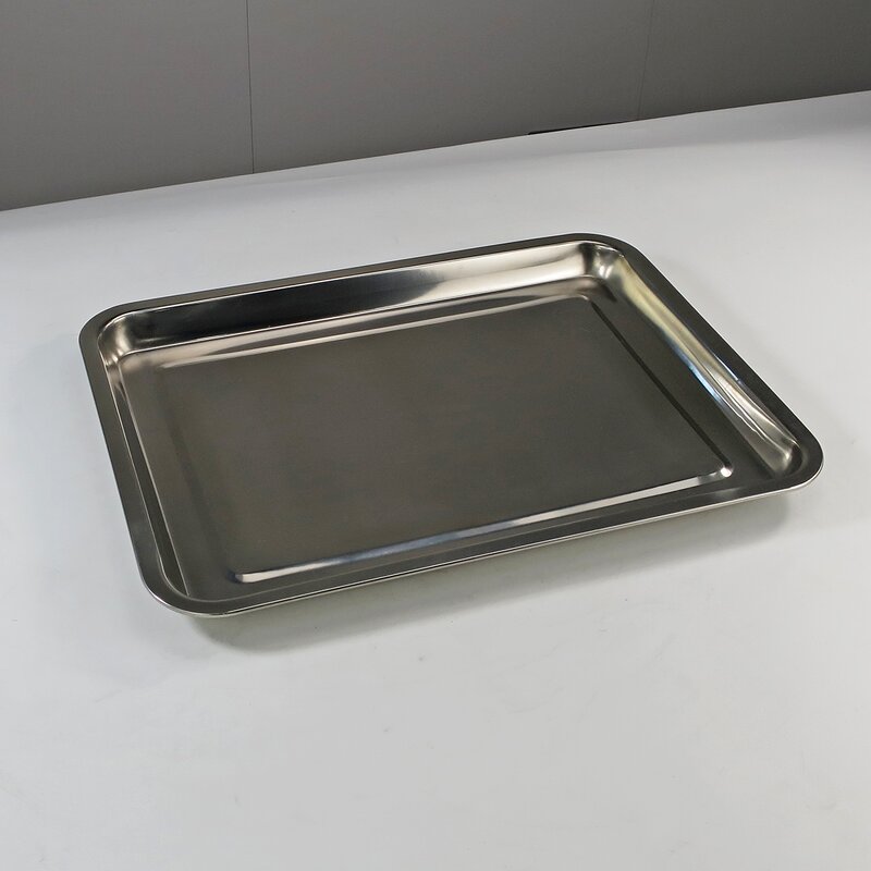 Rectangular Plate Tray Manufacturer - Stainless Steel Food Container Square Plate Food Serving Tray