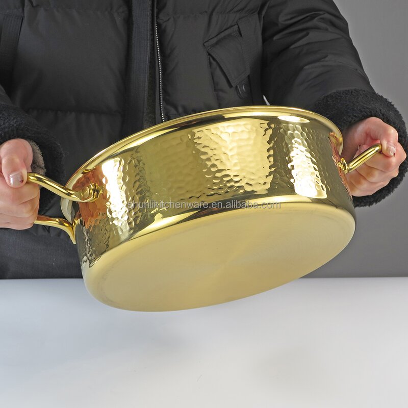 Chafing Dish Manufacturer - Golden Hammer Commercial 304 Stainless Steel Large Capacity Induction Cooker With Glass Lids