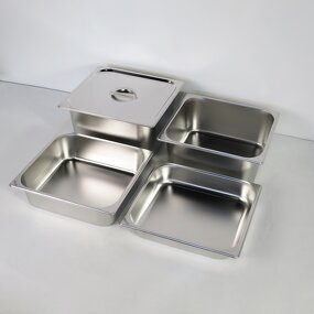 GN Pan Manufacturer - 304 Stainless Steel 1/2 GN Food Pan for Hotel & Restaurant