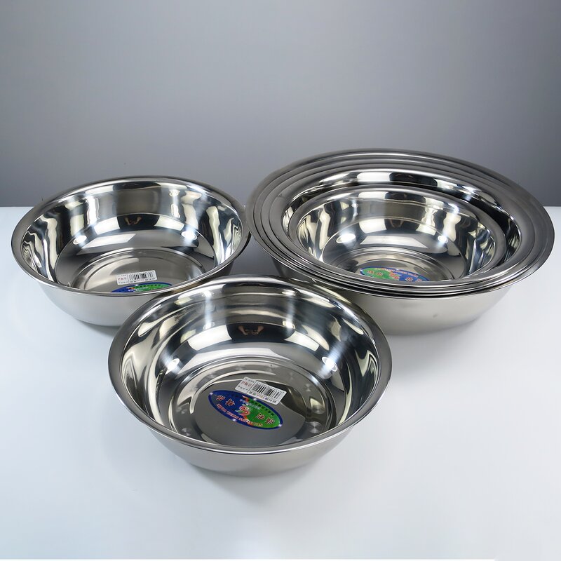 Mixing Bowls Manufacturer - High Quality Modern Luxury Kitchenware Stainless Steel Light-Weight Food Bowl