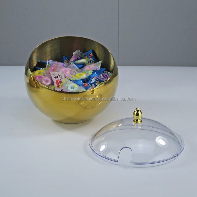 Serving Bowl Manufacturer - Golden Hotel Restaurant Buffet Multifunction with Lid Stainless Steel Slant Sauce Bowl