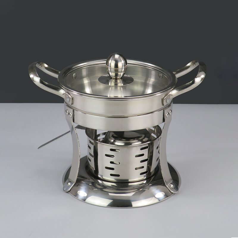 Mini Alcohol Stove Manufacturer - High Quality Stainless Steel Small Hot Pot Mini Hot Pot