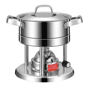 Alcohol Furnace Manufacturer - New Stainless Steel Chinese Palace Dish Chafing Small Hot Pot Meal Furnace