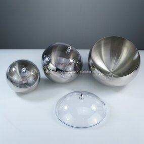 Sauce Bowls Manufacturer - Buffet Catering Stainless Steel Multifunction Serving Bowl with Lid Fruit Salad Spherical