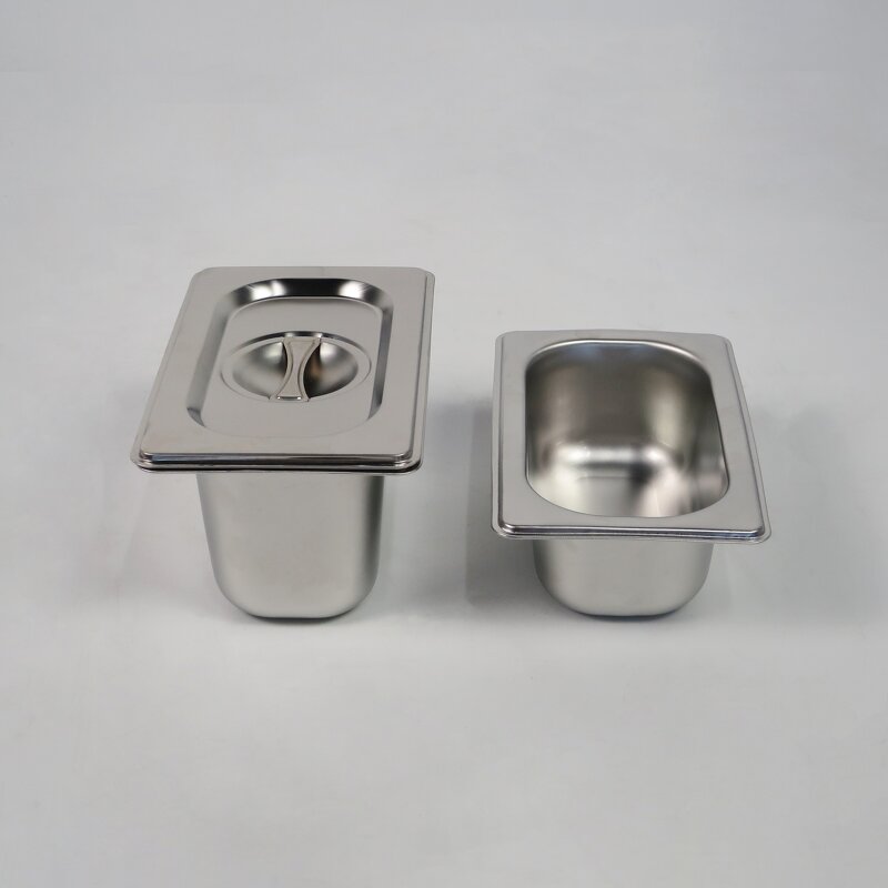 Food Storage Containers Manufacturer - 1/9 Stainless Steel Stackable Steam Table Pan for Buffet Event Catering