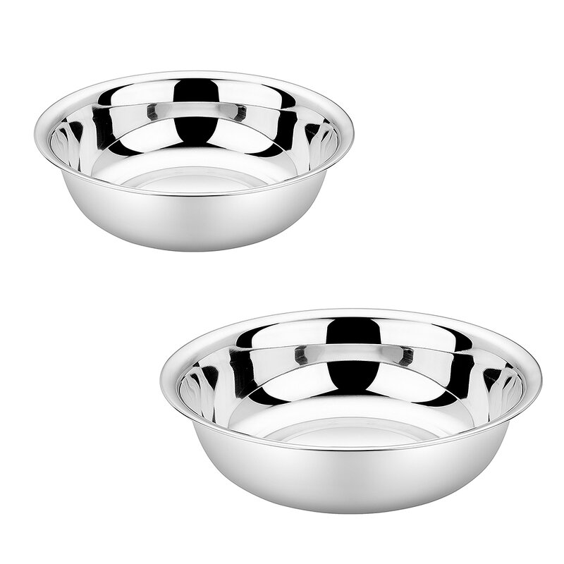 Salad Bowls Manufacturer - Hot Sale China Factory Supply Round Stainless Steel Mixing Bowl 28-40cm Set