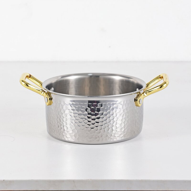 Alcohol Stove Set Manufacturer - Hotel Stainless Steel Hot Pot with Lid for Food Warming & Chafing Dish