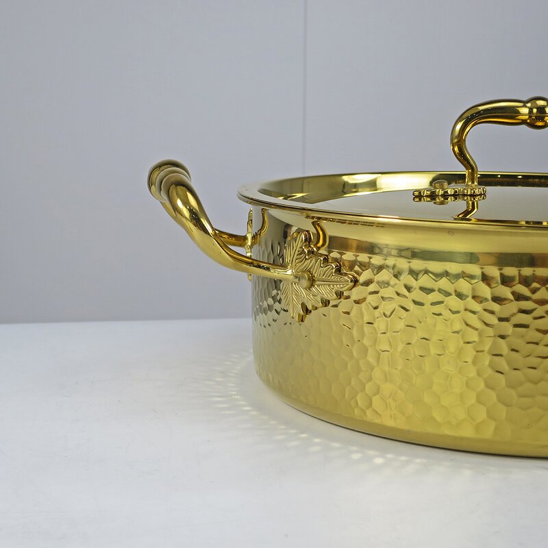 Chafing Dish Manufacturer - Golden Hammer Commercial 304 Stainless Steel Large Capacity Induction Cooker With Metal Lids