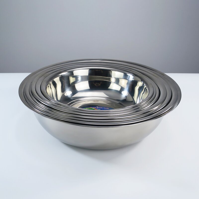 Mixing Bowls Manufacturer - High Quality Modern Luxury Kitchenware Stainless Steel Light-Weight Food Bowl