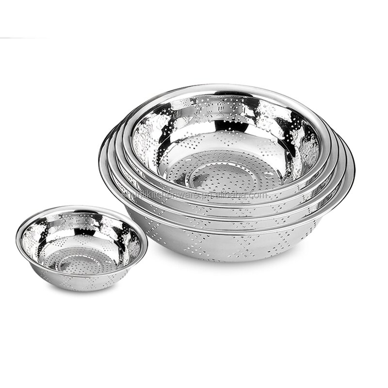 Colander Set Manufacturer - Kitchen Use Stainless Steel Rice Wash Sieve Basket Strainer Steel Colander